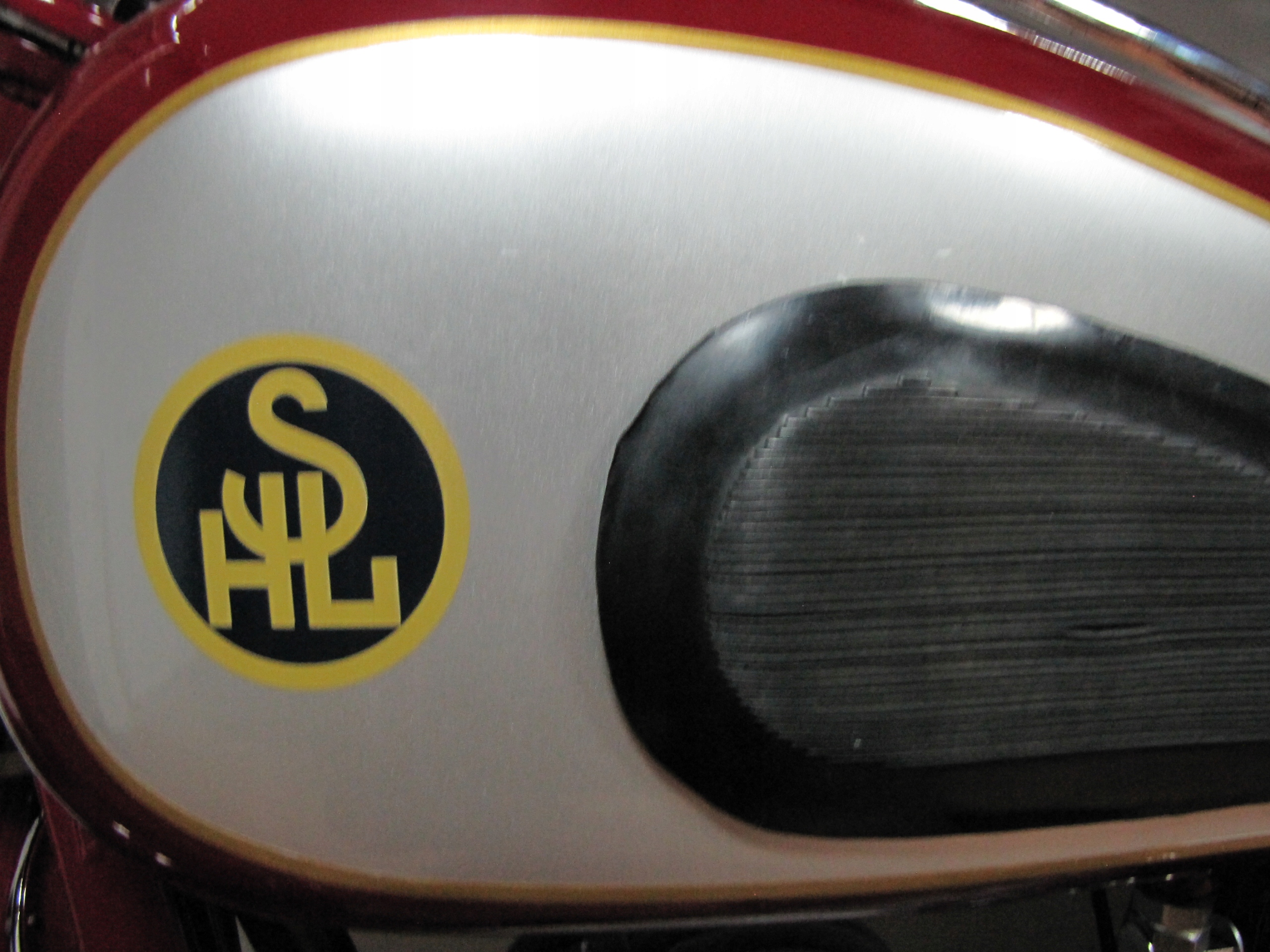 Pauzovací papier, štítok, logo SHL (WFM, WSK, Junak, Osa)