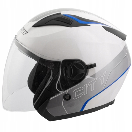 Prilba A-Pro Dover White Blue XS