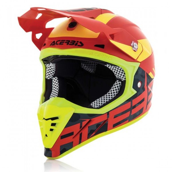 Fluo enduro prilba ACERBIS PROFILE 3.0 BLACKMAMBA