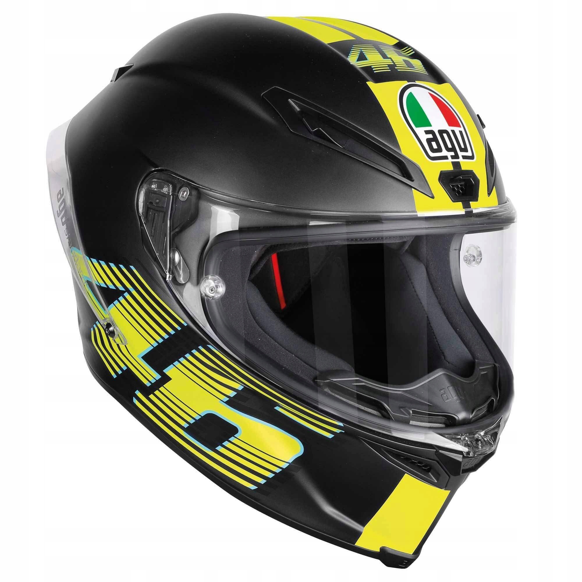 AGV CORSA R V46 MATNÁ ČIERNA `MS