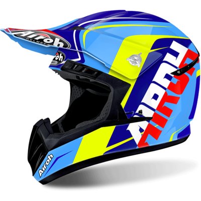 Crossová enduro helma AIROH SWITCH BLUE GLOSS