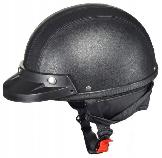 Prilba AWINA TN8689 OPEN BLACK LEATHER S