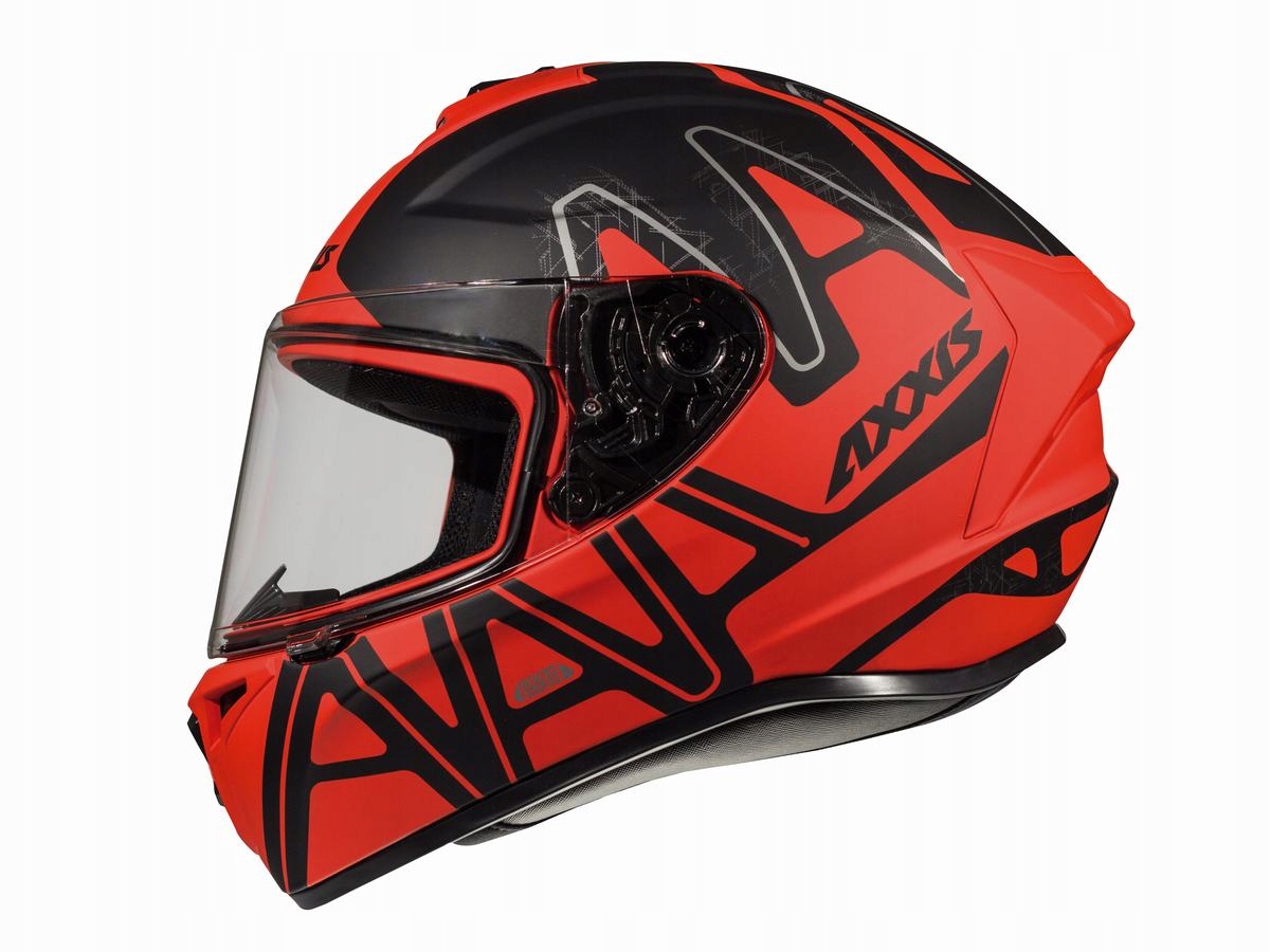 Prilba AXXIS DRAKEN DEKERS C2 červená / cár M / szcz /