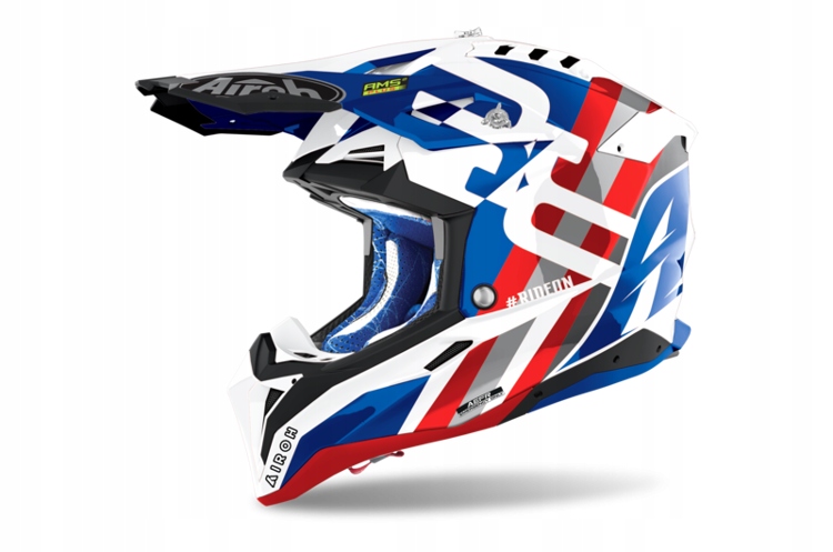Prilba Airoh Aviator 3 Rainbow Blue Red Gloss S