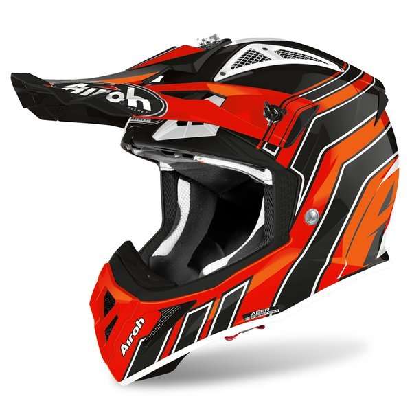 Prilba Airoh Aviator Ace Art Orange Gloss L