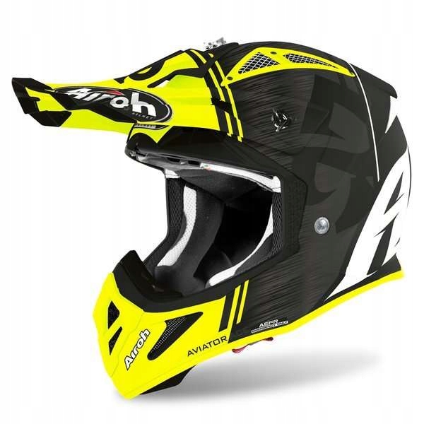 Prilba Airoh Aviator Ace Kybon Yellow Matt S.