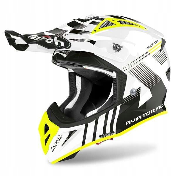 Prilba Airoh Aviator Ace Nemesi White Gloss XL