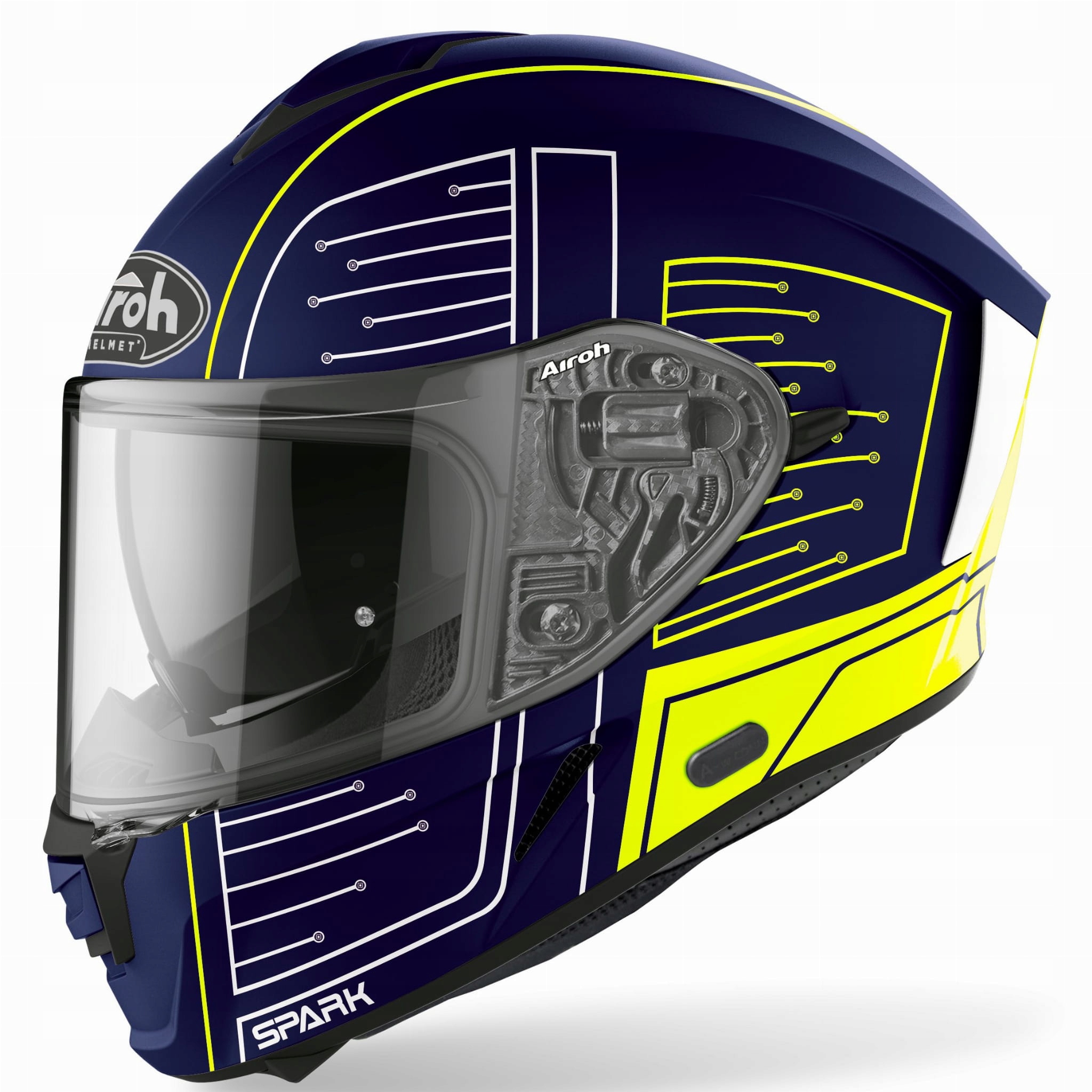 Prilba Airoh Spark Cyrcuit Blue Matt. L BiMoto
