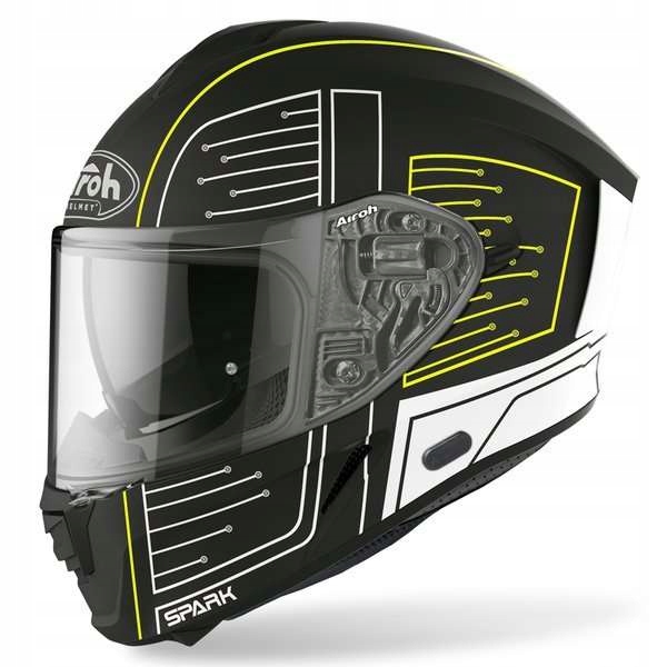 Prilba Airoh Spark Cyrcuit Black Matt S