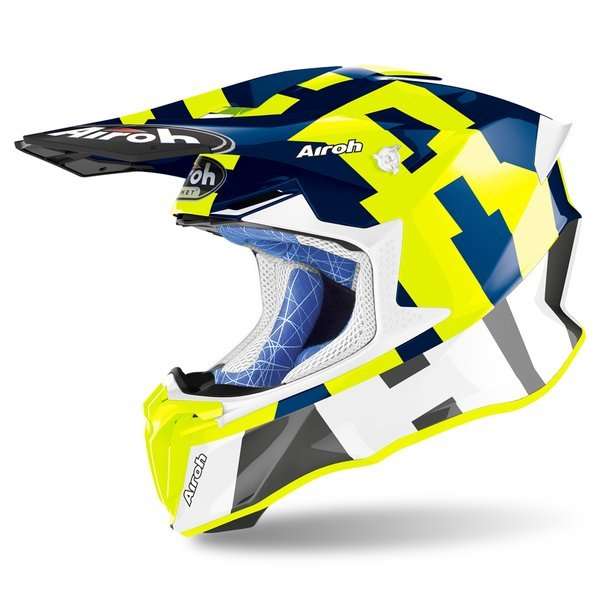 Rámová prilba Airoh Twist 2.0 Blue Gloss M