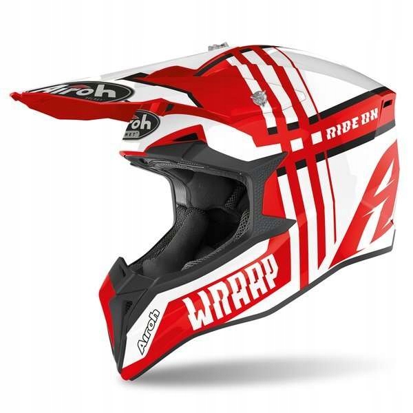 Prilba Airoh Wraap Broken Red Gloss XL