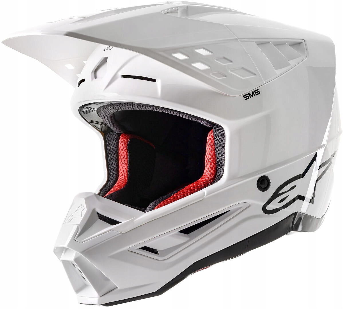 Prilba Alpinestars S-M5 biela MIMO CESTY