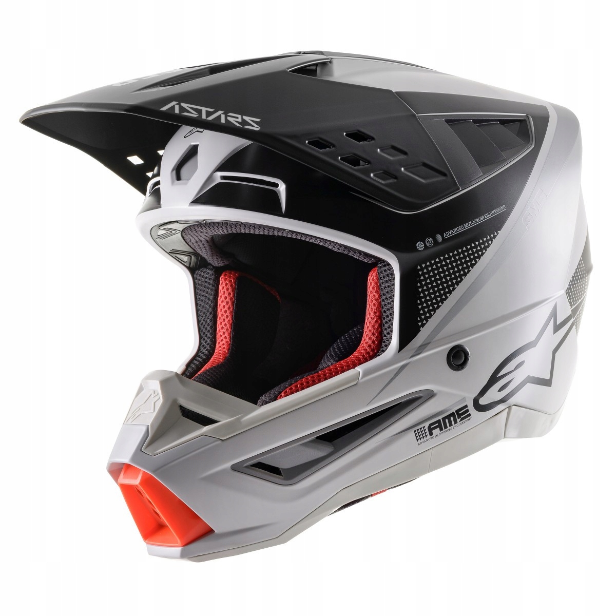 Prilba Alpinestars Supertech S-M5 Rayon šedá / čierna X.