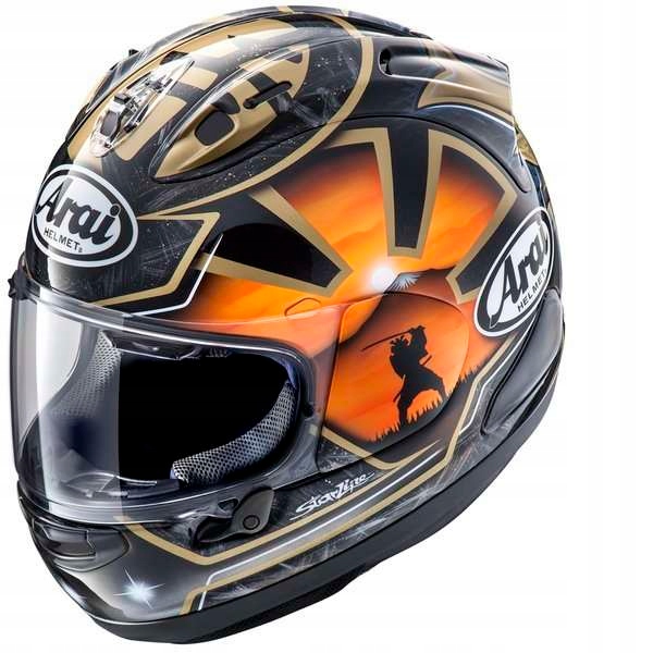 Prilba Arai RX7V Pedrosa Spirit Gold XS