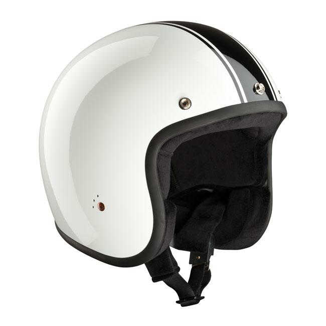 Prilba Bandit Classic Jet White Black Open EC