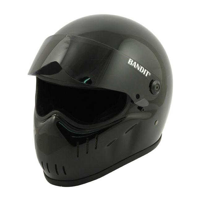 Prilba Bandit XXR čierna lesklá, svetlo Street Racer