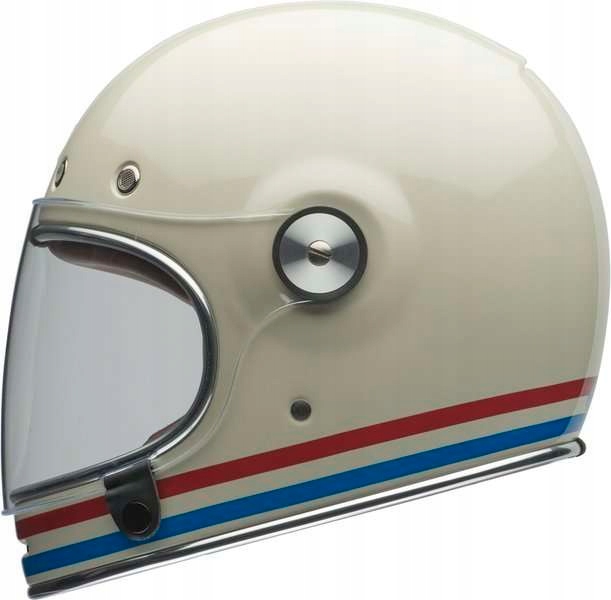 Prilba Bell Bullitt DLX Stripes Pearl White S.