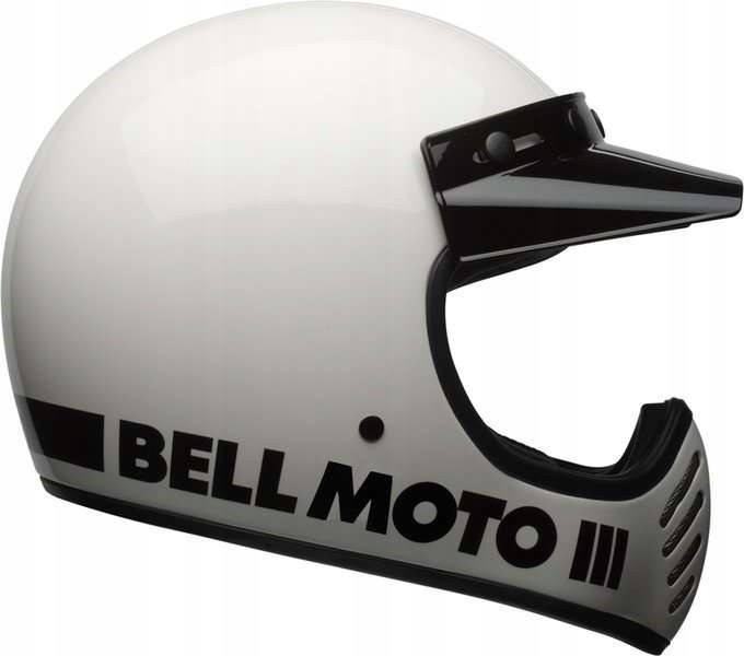 Prilba Bell Moto-3 Classic White XL