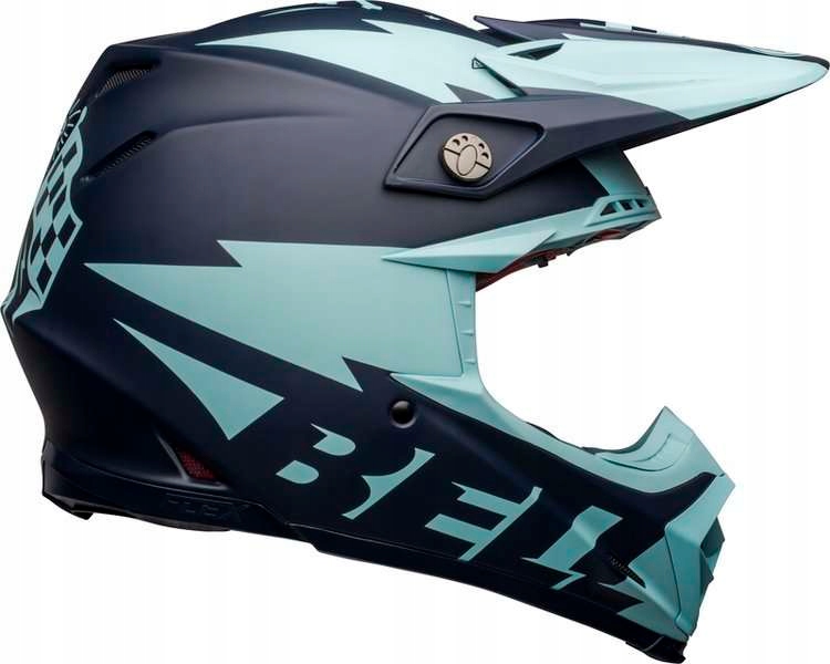 Prilba Bell Moto-9 Flex Breakawy Navy / Light Blue M.