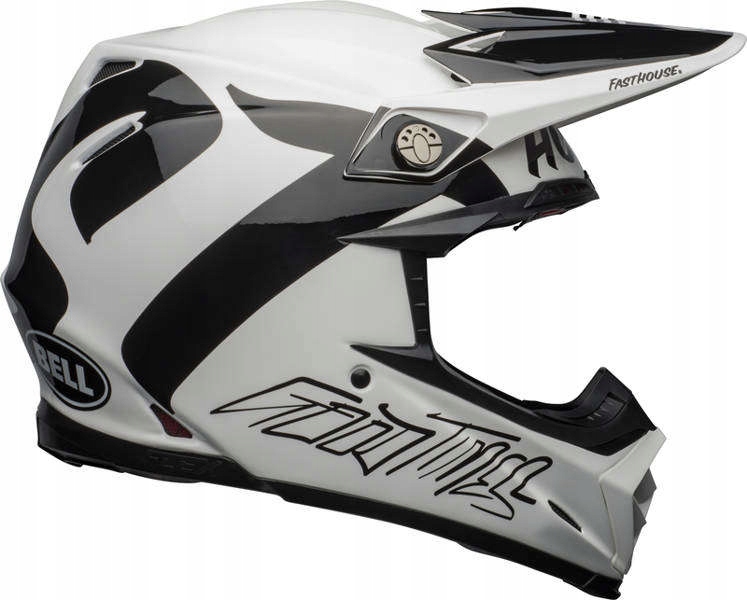 Prilba Bell Moto-9 Flex Newhall White / Black L.