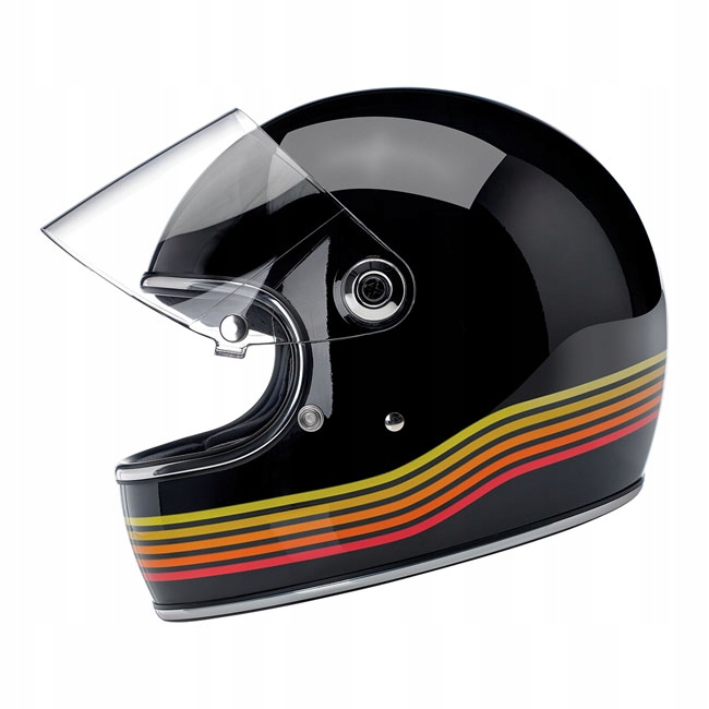 Prilba Biltwell Gringo S ECE Black Spectrum XXL