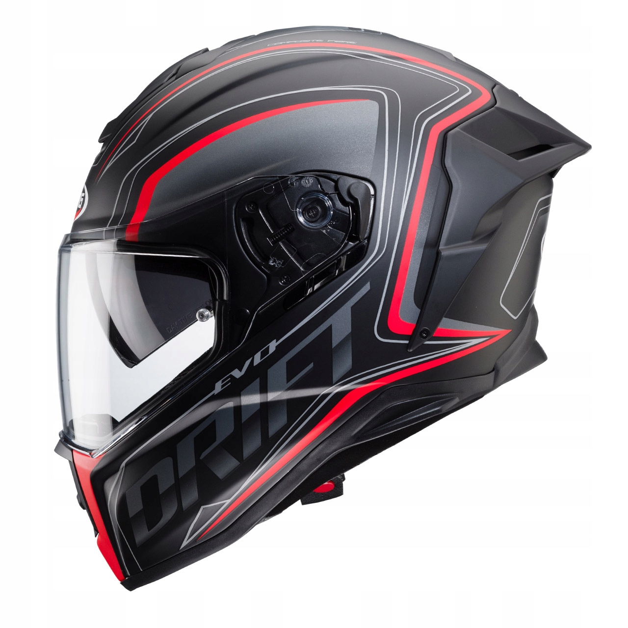 Prilba CABERG DRIFT EVO H9 MATT Bl / Antr / Red-Fl | XXL