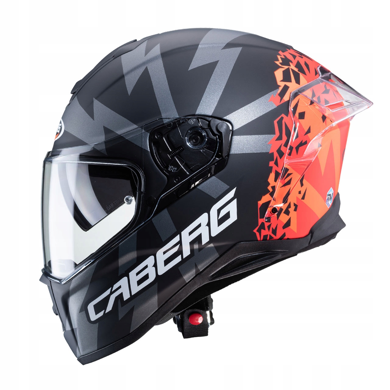 Prilba CABERG DRIFT EVO J2 STORM MATT B / RED / OR | XL