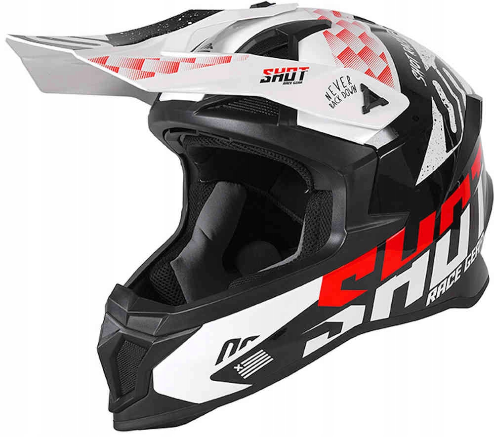 CROSS, ATV, ENDURO SHOT LITE RED HONDA S twist prilba