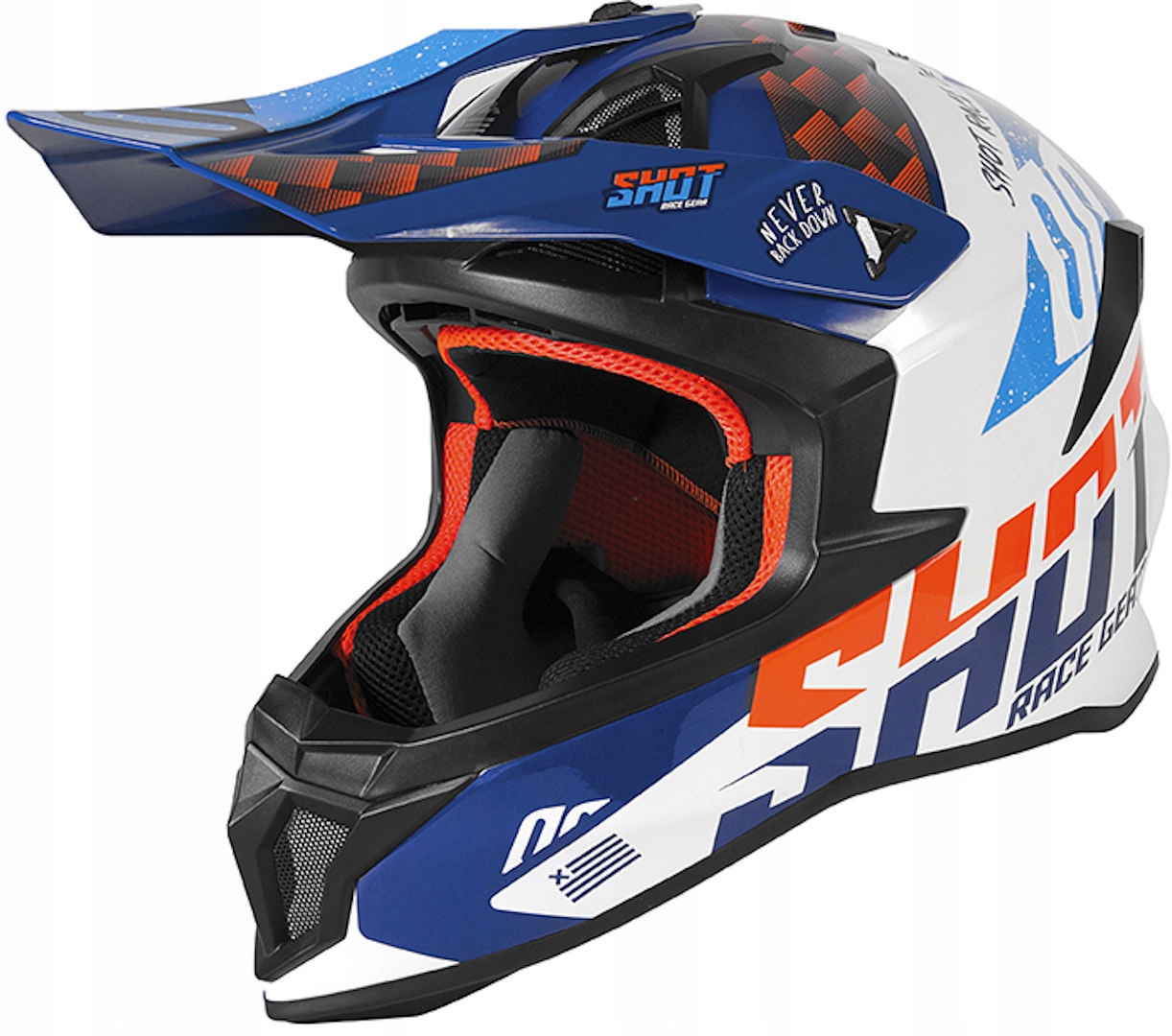 PRILBA CROSS, ATV, ENDURO SHOT LITE SIXDAYS KTM XL