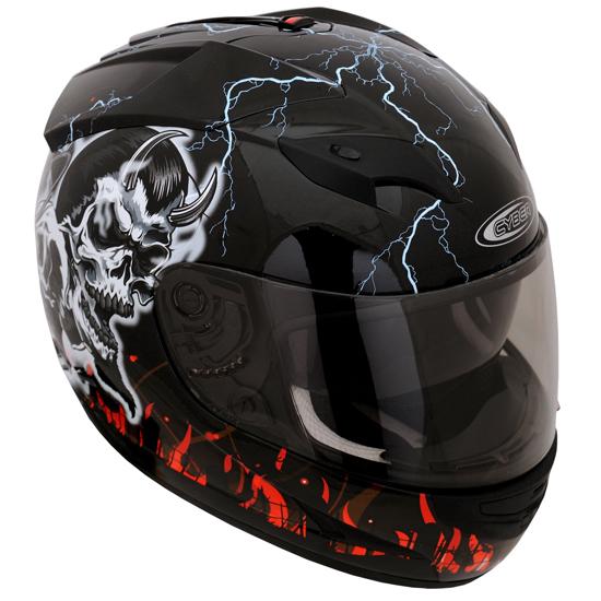 CYBER US-97 helma - GOOD N EVIL RED -S BLEND r. S.