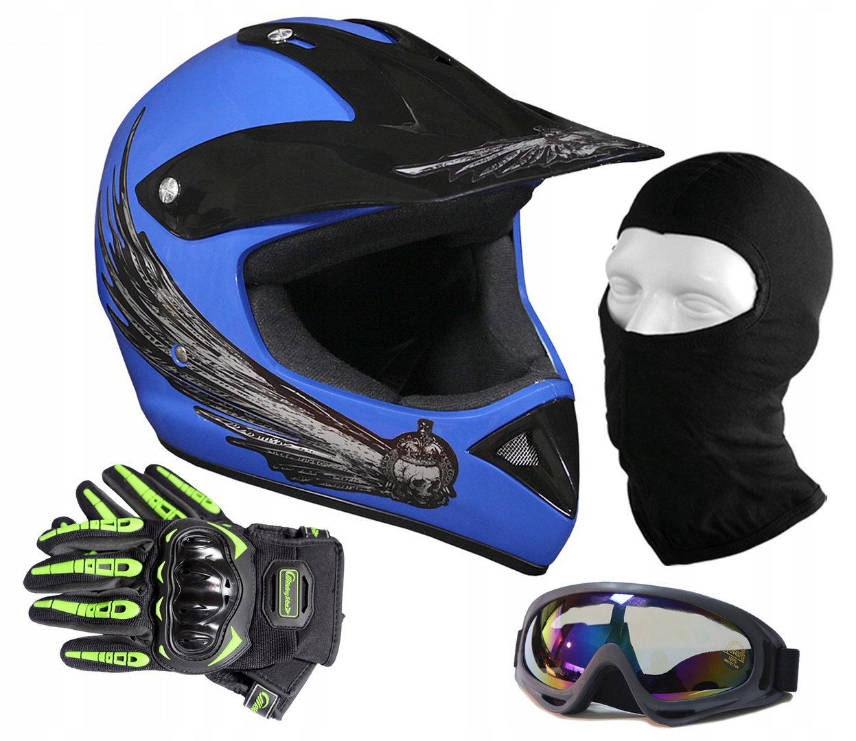 Krížová prilba ATV Quad Enduro 14 farieb + XL ZADARMO