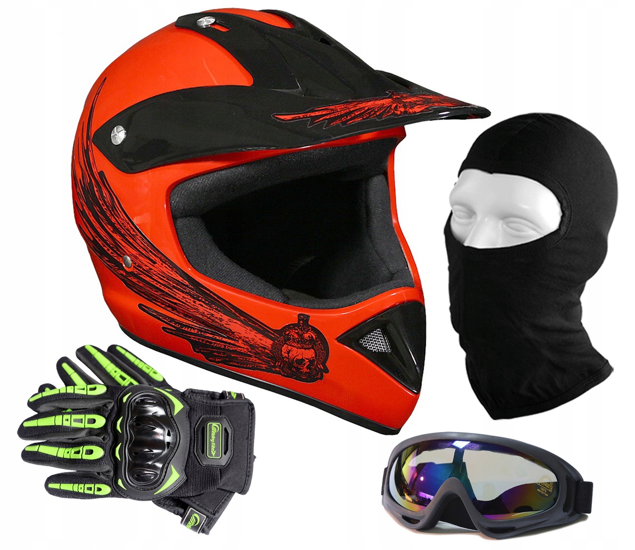 Krížová prilba ATV Quad Enduro 14 farieb + XS ZADARMO