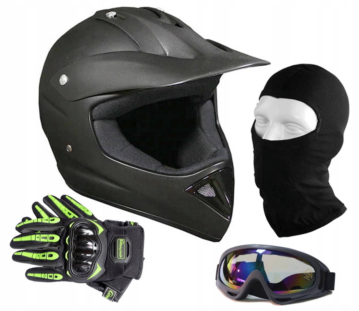 Krížová prilba ATV Quad Enduro 14 farieb + ZADARMO XXL
