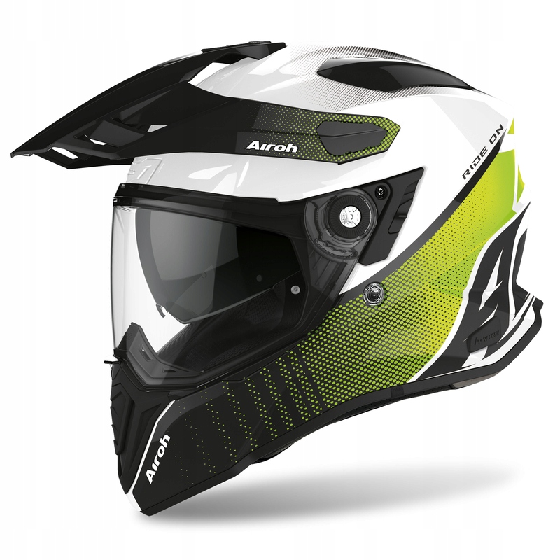 Enduro prilba dvojitá AIROH COMMANDER PROGRESS FLUO XL