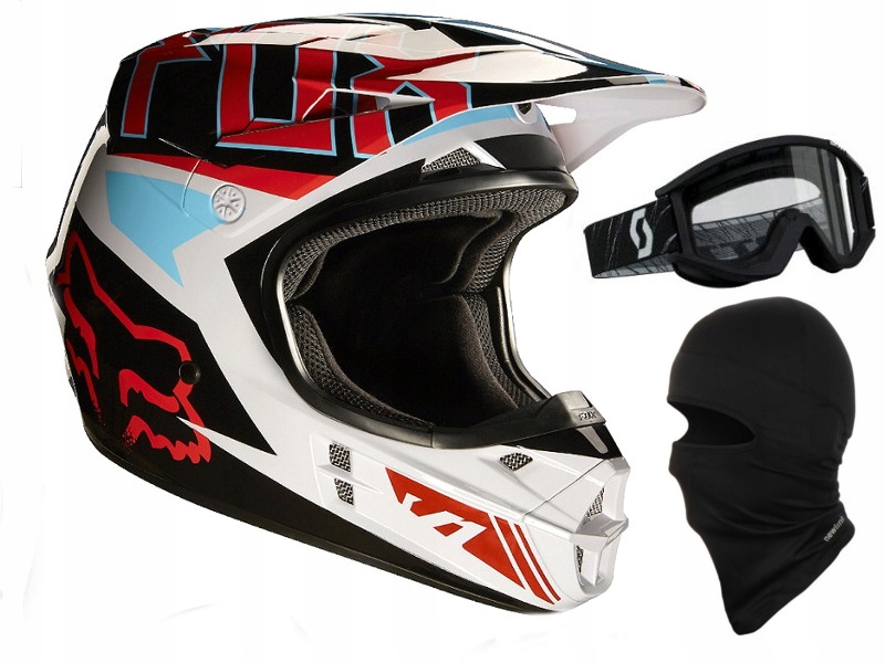 Prilba FOX V1 FALCON GOGLE SCOTT CROSS XL