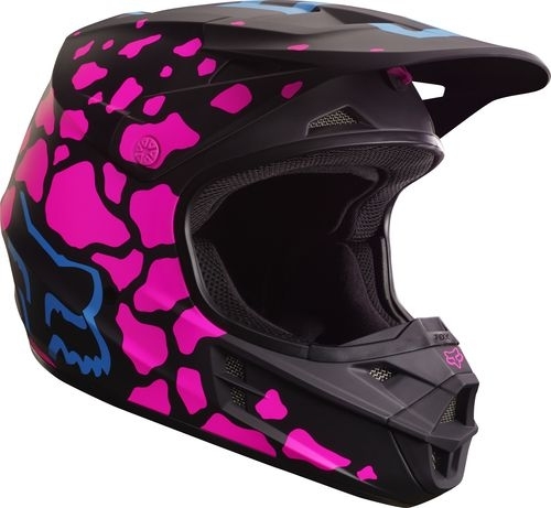 Prilba FOX V1 GRAV BLACK / PINK (XL)