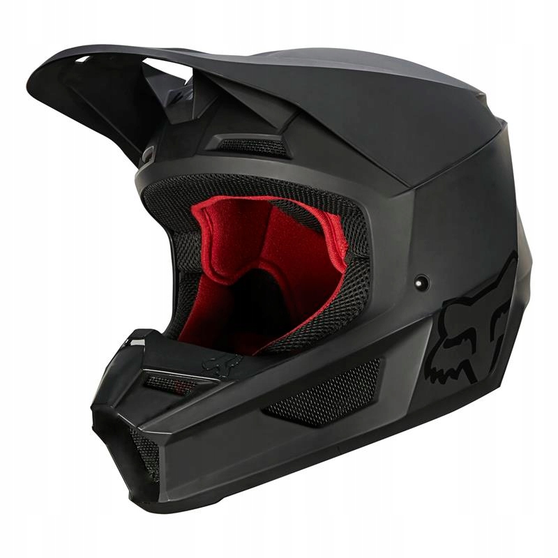 Prilba FOX V1 MATTE BLACK matná čierna ZADARMO