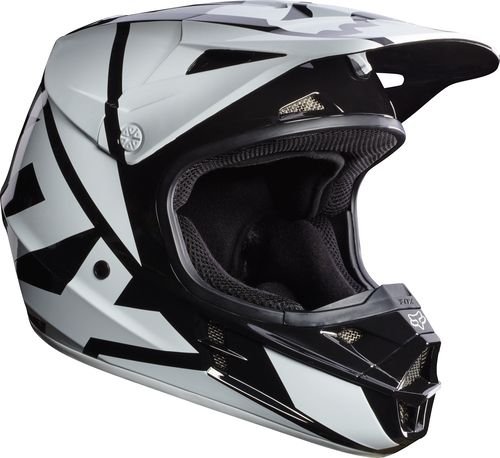 Krížová (XL) prilba FOX V1 RACE BLACK