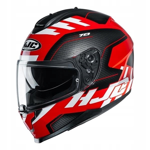 Prilba HJC C-70 C70 KORO Black Red Gloss XL