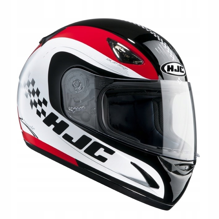 Prilba HJC CS-14 Checker MC1 biela červená XL