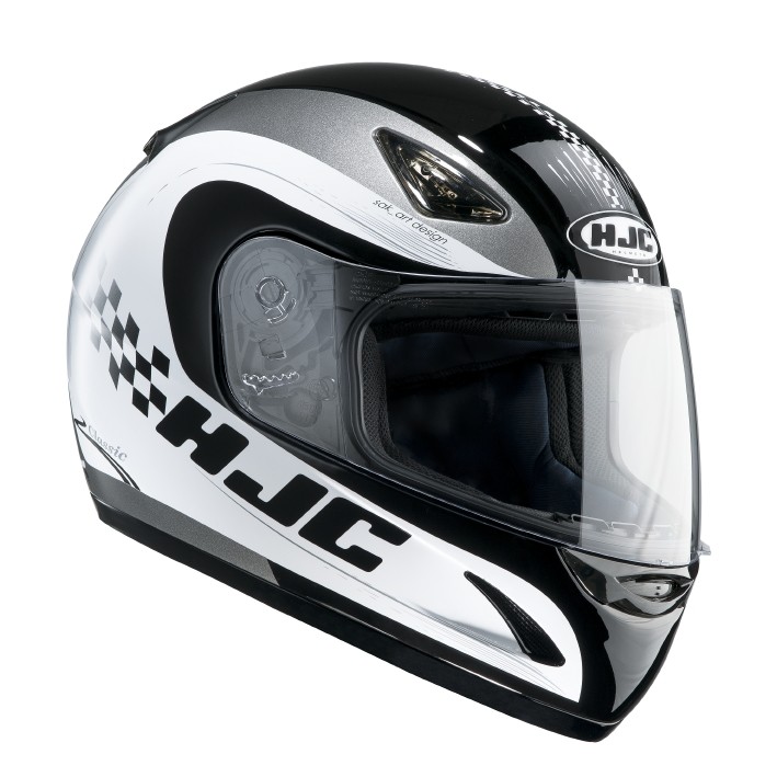 Prilba HJC CS-14 Checker MC5 biela sivá XL