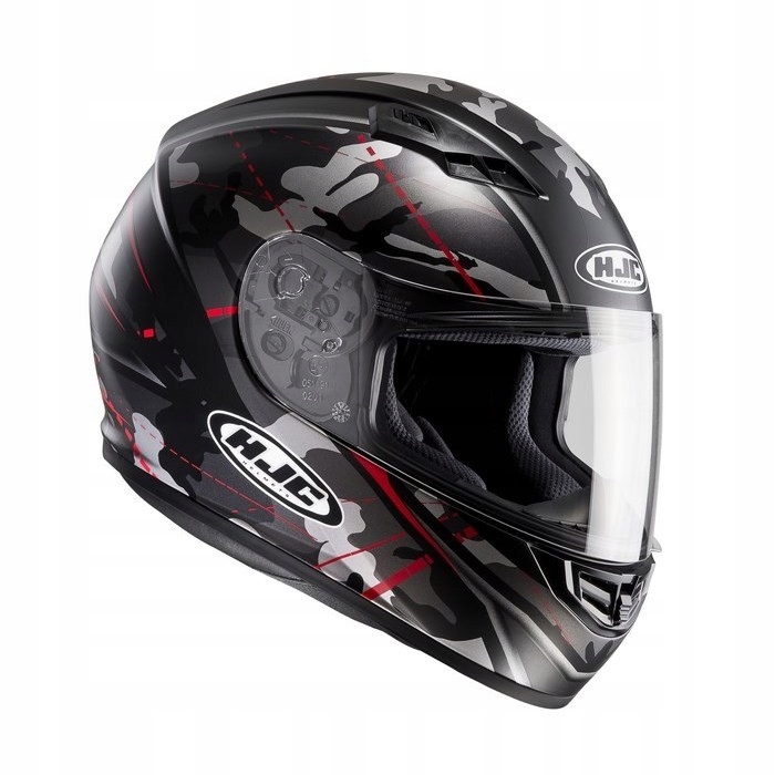 Prilba HJC CS-15 Songtan MC1 Black Mat, Red S.