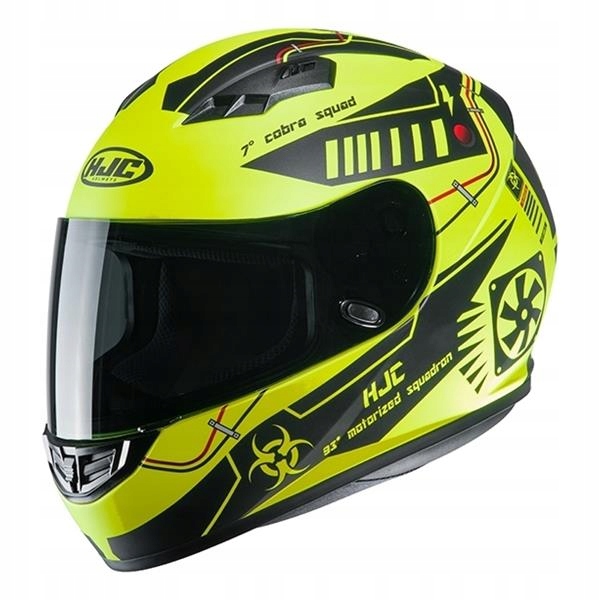 Prilba HJC CS-15 TAREX MC4HSF polomatná čierna Fluo XL