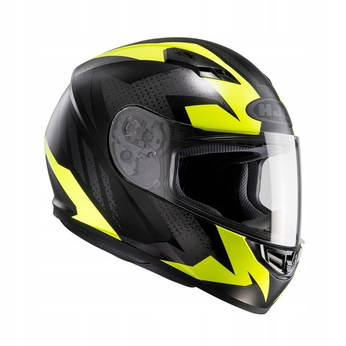 Prilba HJC CS-15 Treague MC4HSF Black Mat Yellow XL