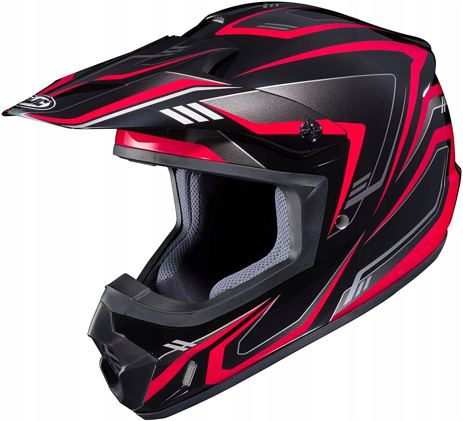 Prilba HJC CS-MX II EDGE MC-1 čierna / červená XXL