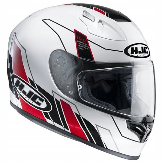 Prilba HJC FG-17 Zodd White / Red s. L BiMoto