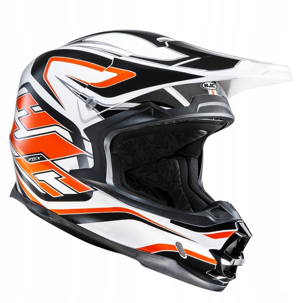 Prilba HJC FG-X Hammer Orange White XL