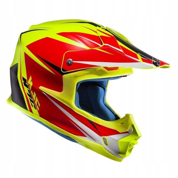 Prilba HJC FX-CROSS Axis MC3 Red Yellow Fluo M