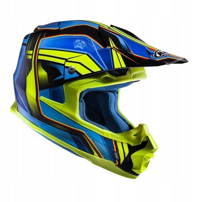 Prilba HJC FX-CROSS Piston MC2 modro žltá M.