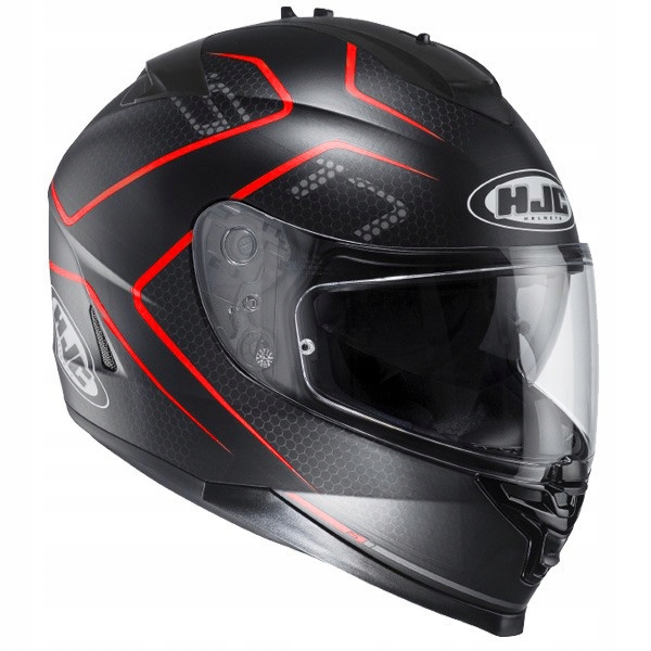 Prilba HJC IS-17 Lank Matt Matt Black Red XL